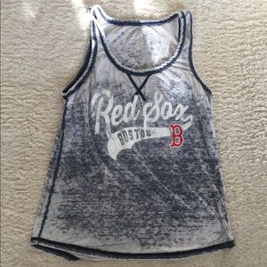 Acid Washed Red Sox Tank